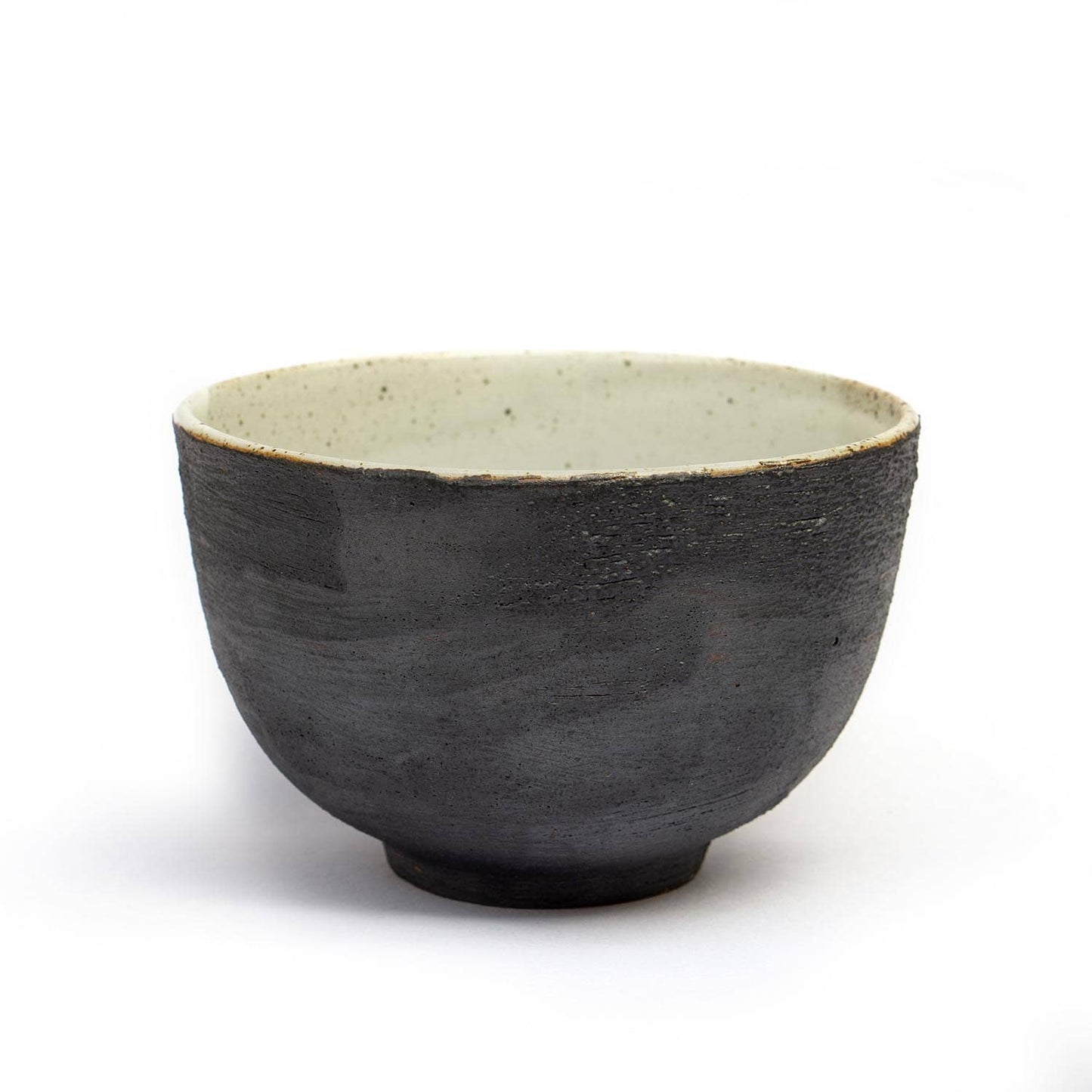 Rough Black Matcha Bowl - Heapwell Matcha