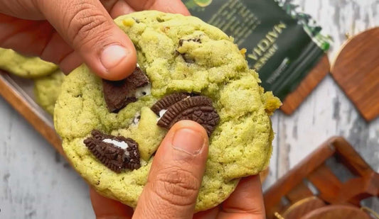 Matcha Oreo Cookie Fun: Throw your heart out!