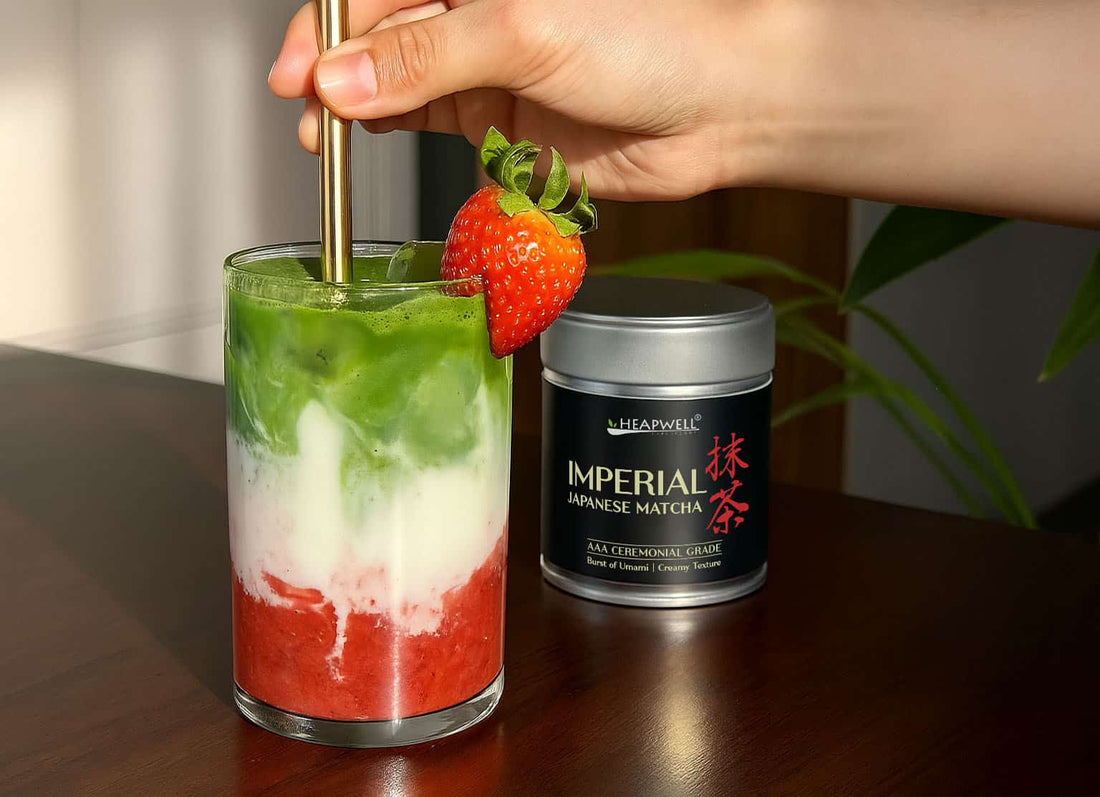 Strawberry Matcha Latte (Layered): A Dreamy Fusion of Flavors!