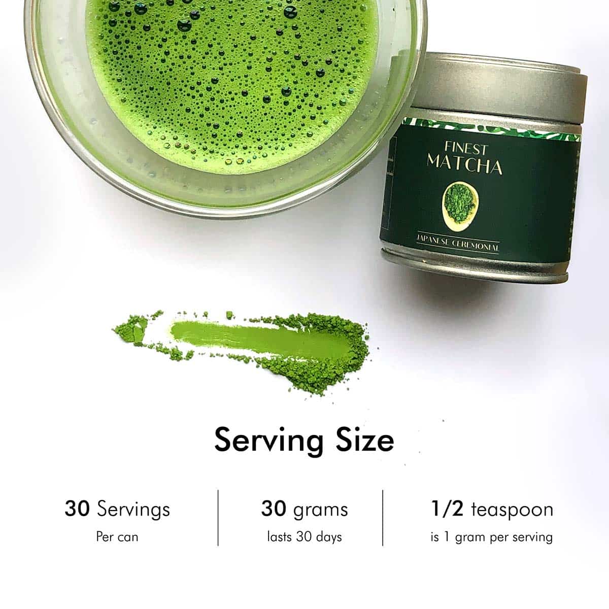 Ceremonial Matcha Green Tea, 30g (AA Grade)