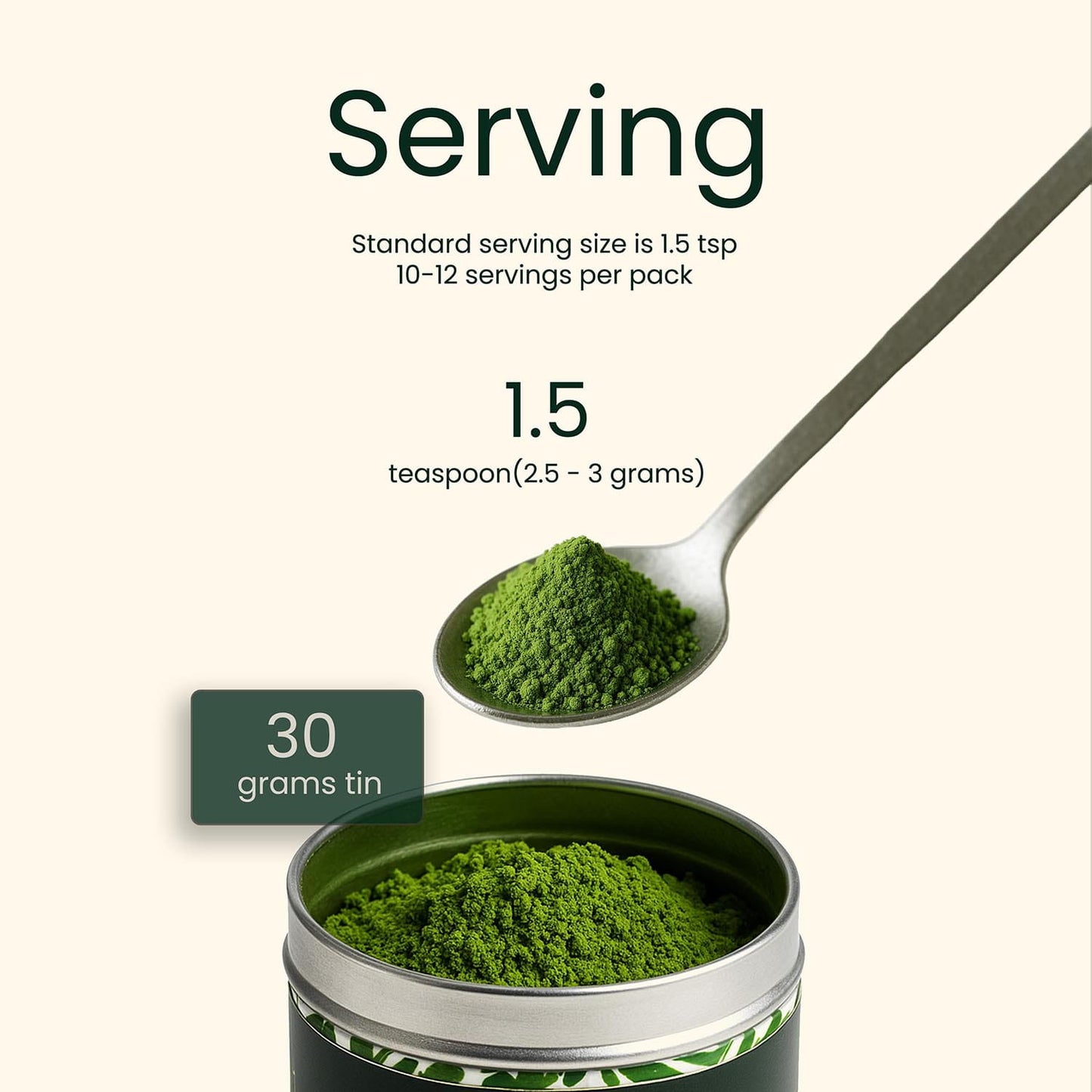 Matcha Starter Kit, (30g Ceremonial Grade Matcha + Bamboo Whisk + Scoop) Gift Set