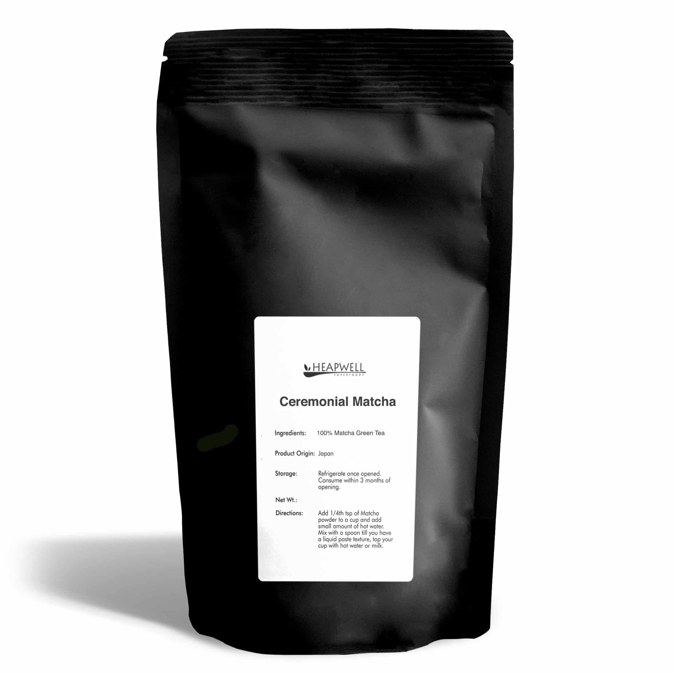 AA Ceremonial grade matcha BULK pack, 100g – Heapwell Superfoods